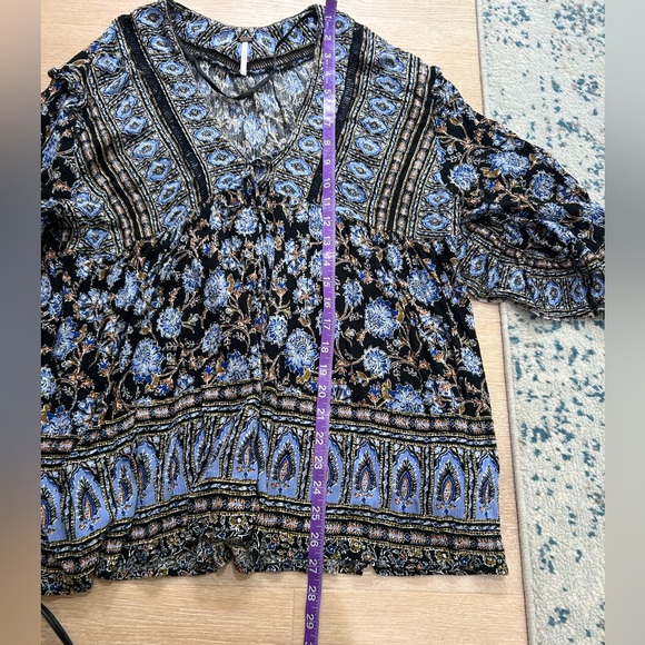 Free People Anthropologie Moonlight Dance Dress Tunic Boho Bohemian Flora XS - Picture 7 of 14